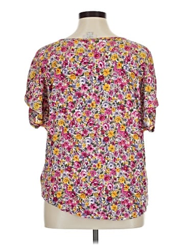Ann Taylor LOFT Outlet Short Sleeve Blouse (view 2)