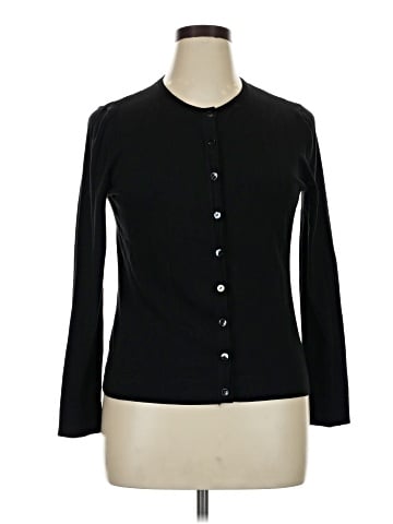 August Silk Cardigan (view 1)