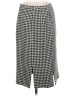 Doncaster Collection 100% Wool Houndstooth Gray Wool Skirt Size 6 - photo 2