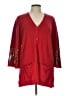 Bob Mackie Red Cardigan Size L - photo 1