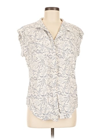 Jachs Girlfriend Sleeveless Button-Down Shirt (view 1)