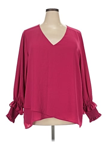 Karen Kane 3/4 Sleeve Blouse (view 1)