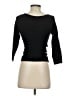 Cache Black 3/4 Sleeve Top Size S - photo 2