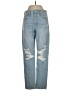 AGOLDE Hearts Blue Jeans Size 26 waist - photo 1