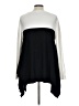 DKNY Color Block Black Pullover Sweater Size L - photo 2