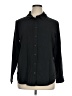 Coolibar 100% Polyester Solid Black Long Sleeve Blouse Size XL - photo 1