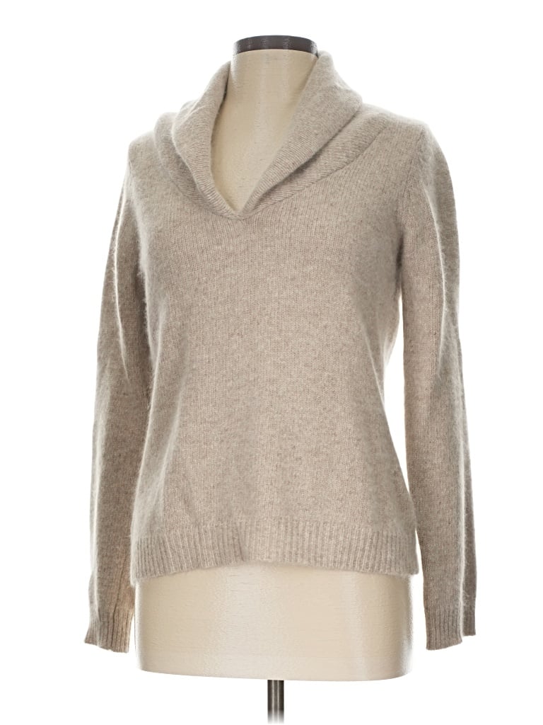 Pre-owned Rafaella Pullover Sweater In Tan