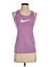 Nike 100% Polyester Purple Active Tank Size S - photo 1
