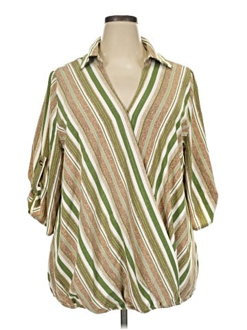 BLOOMCHIC 3/4 Sleeve Blouse (view 1)