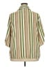 BLOOMCHIC Stripes Green 3/4 Sleeve Blouse Size 18 - 20 - photo 2
