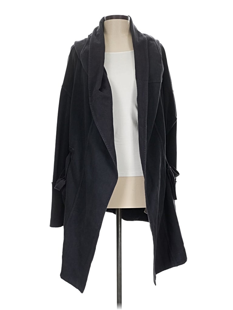 Pre-owned Free People Coat In Black