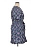 Talbots 100% Cotton Paisley Blue Casual Dress Size XL Petite - photo 4