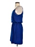 Express 100% Polyester Solid Blue Casual Dress Size XS - photo 5
