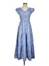 THML 100% Polyester Blue Casual Dress Size S - photo 1