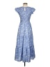 THML 100% Polyester Blue Casual Dress Size S - photo 2