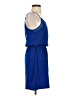 Express 100% Polyester Solid Blue Casual Dress Size XS - photo 4