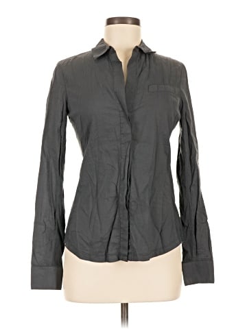 James Perse Long Sleeve Button-Down Shirt (view 1)