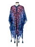 Miraclesuit 100% Cotton Blue Kimono Size L - photo 2