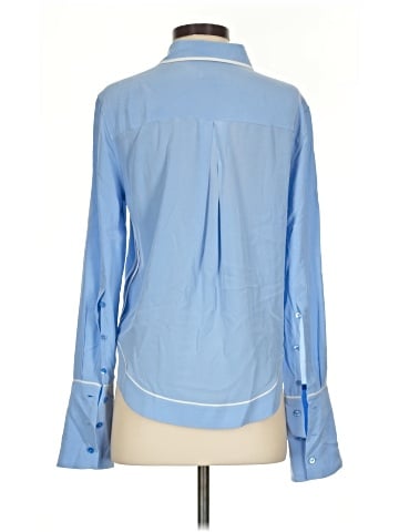 Equipment Long Sleeve Silk Top (view 2)