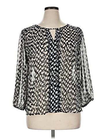 Collective Concepts 3/4 Sleeve Blouse (view 1)
