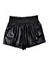 Generation Love 100% Polyurethane Metallic Black Shorts Size L - photo 2