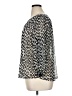 Collective Concepts 100% Polyester Silver 3/4 Sleeve Blouse Size XL - photo 5