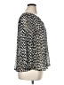 Collective Concepts 100% Polyester Silver 3/4 Sleeve Blouse Size XL - photo 4