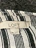 Ann Taylor LOFT Stripes Silver Casual Skirt Size M - photo 4