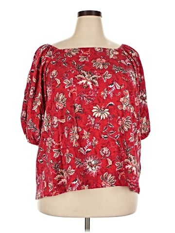 Maurices 3/4 Sleeve Blouse (view 1)