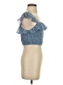 LoveRiche 100% Polyester Blue Sleeveless Blouse Size S - photo 4