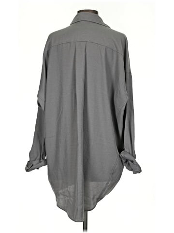 Topshop Long Sleeve Button-Down Shirt (view 2)