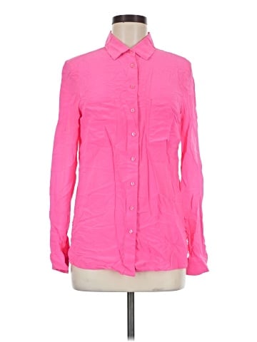 Tinley Road Long Sleeve Silk Top (view 1)