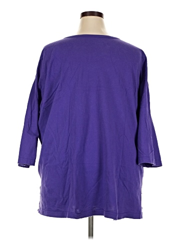 Woman Within 3/4 Sleeve T-Shirt (view 2)