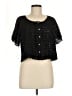 Rails Black Short Sleeve Blouse Size M - photo 1