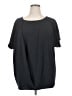 Soft Surroundings Black Short Sleeve Top Size XL - photo 1