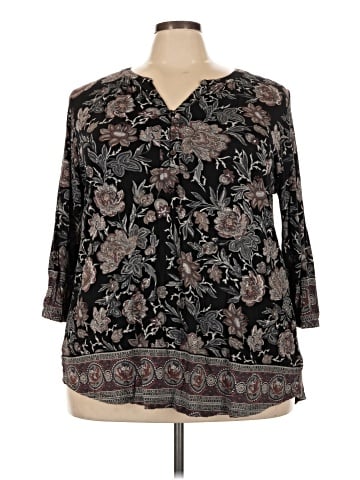 Lucky Brand 3/4 Sleeve Blouse (view 1)