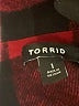 Torrid 100% Cotton Plaid Red Coat Size 1X Plus (1) - photo 6