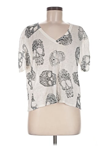 Skull Cashmere Short Sleeve T-Shirt (view 1)
