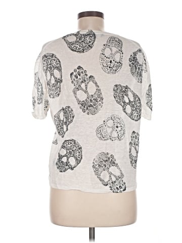 Skull Cashmere Short Sleeve T-Shirt (view 2)