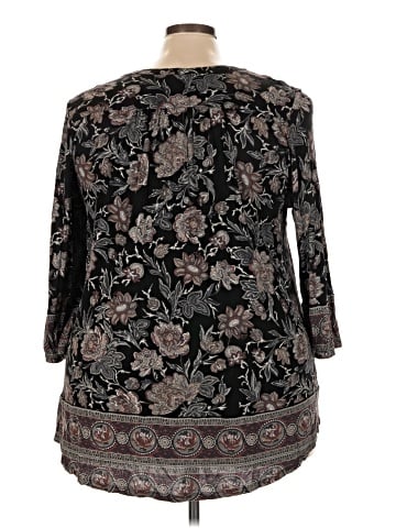 Lucky Brand 3/4 Sleeve Blouse (view 2)