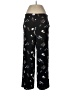 Apt. 9 100% Rayon Graphic Black Casual Pants Size L - photo 1