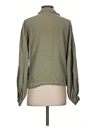 Topshop Long Sleeve Button-Down Shirt (view 2)