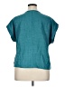Shein Teal Short Sleeve Blouse Size 0X - photo 2