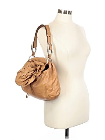 Yves Saint Laurent Rive Gauche Leather Nadja Shoulder Bag (view 2)