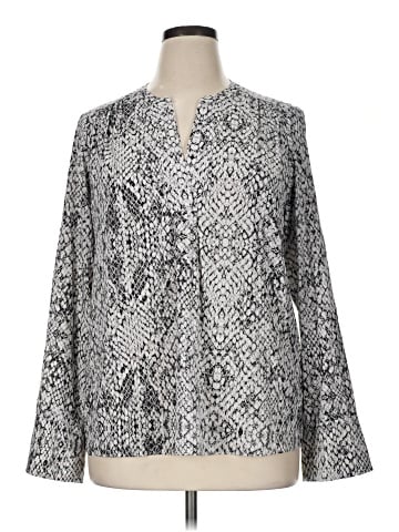 Calvin Klein Long Sleeve Blouse (view 1)