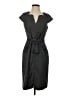 DressBarn Houndstooth Gray Casual Dress Size 4 - photo 1