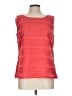 Talbots 100% Polyester Red Sleeveless Blouse Size 10 - photo 1