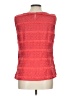 Talbots 100% Polyester Red Sleeveless Blouse Size 10 - photo 2