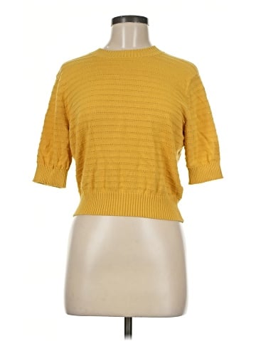Madewell Textural-Stitch Cotton Sweater (view 1)