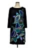 Studio 1 Graphic Black Casual Dress Size 16 - photo 1